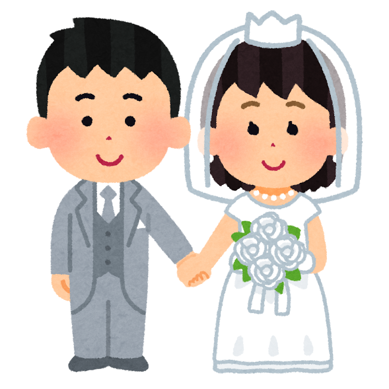 結婚式のカップル